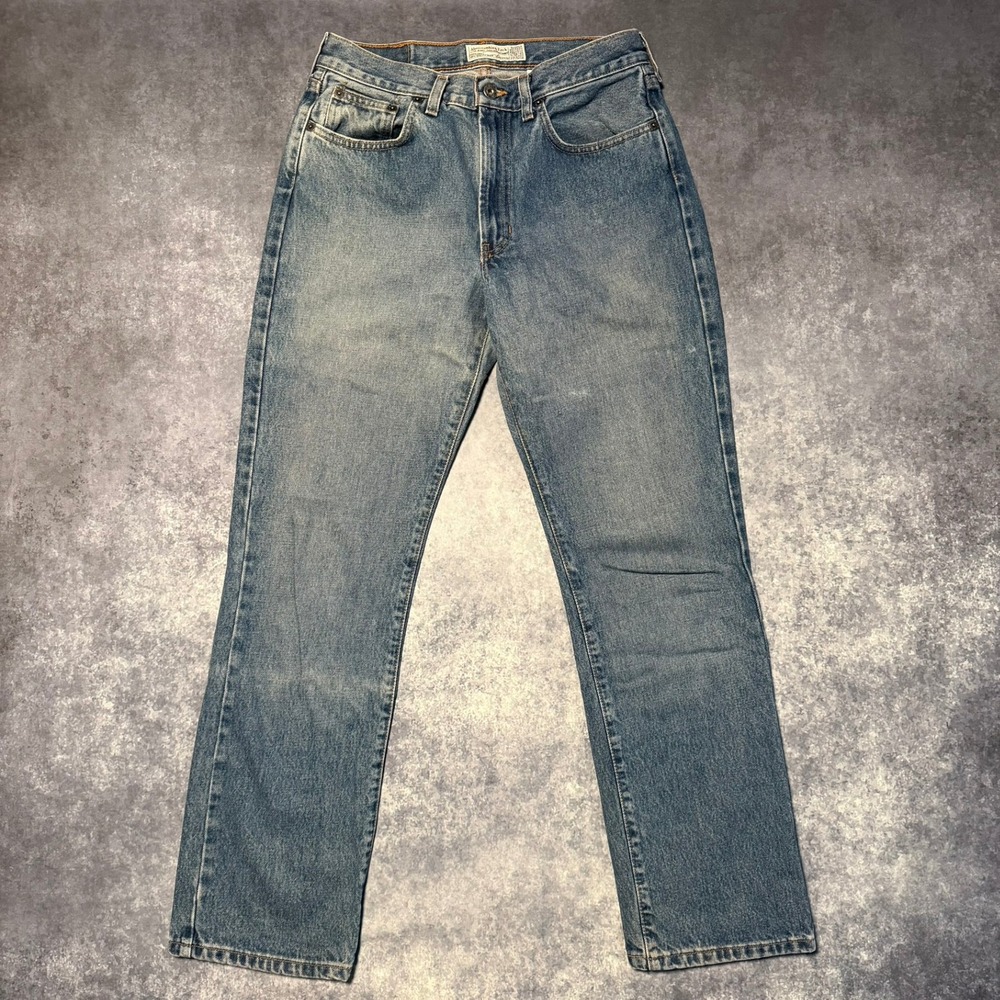 Vintage Abercrombie & Fitch Slim Straight Leg Jeans Womens 6 Blue Cotton USA 90s